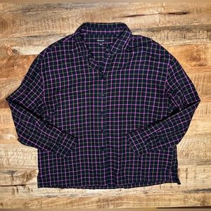 Madewell square-cut flannel Small